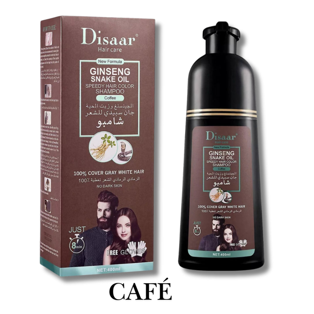 Shampoo cubre canas - ¡Cambia el color en poco tiempo!