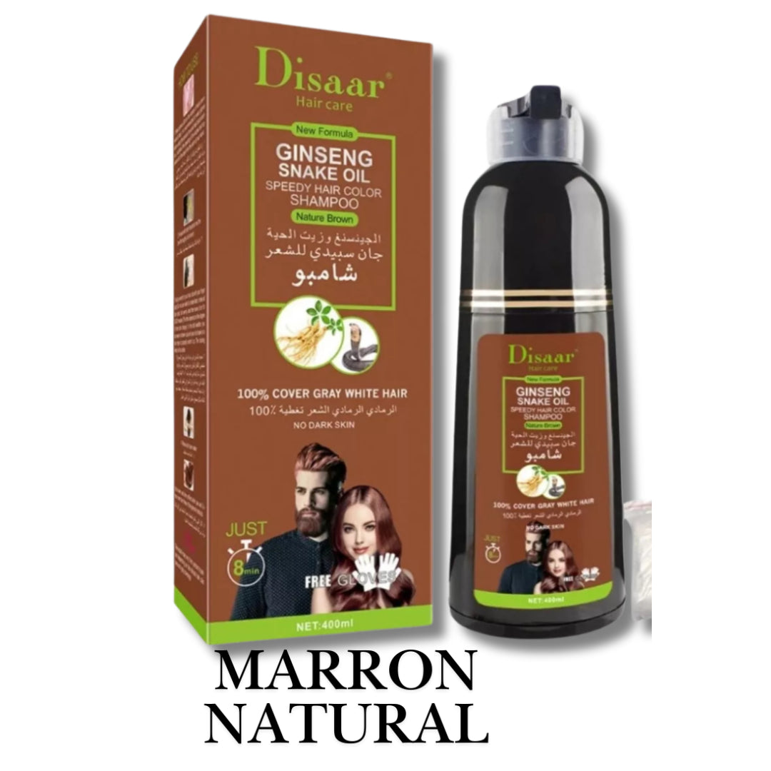 Shampoo cubre canas - ¡Cambia el color en poco tiempo!