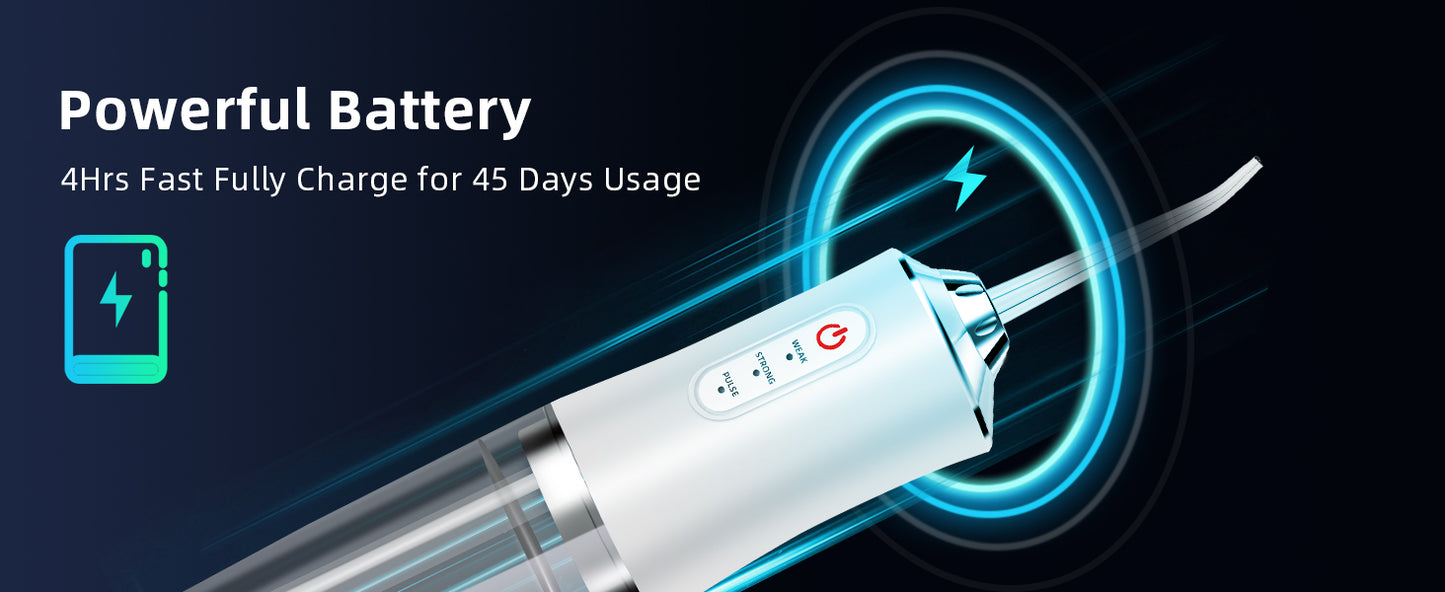 🪥Irrigador Oral Portable😁MANTÉN UNA BOCA LIMPIA Y SANA