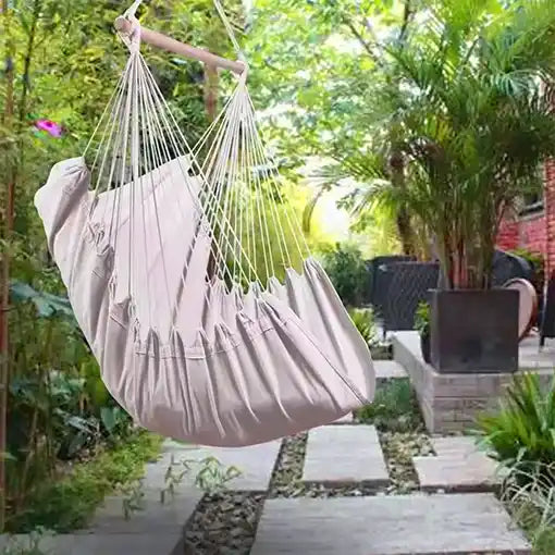 Hamaca silla + 2 cojines ¡GRATIS!🎁