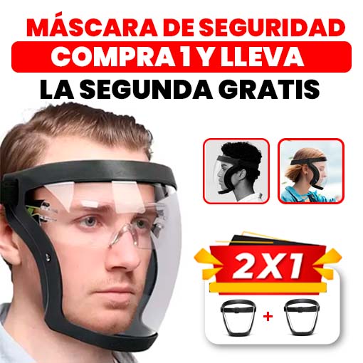 Máscara De Seguridad👇Paga 1 lleva 2🎁