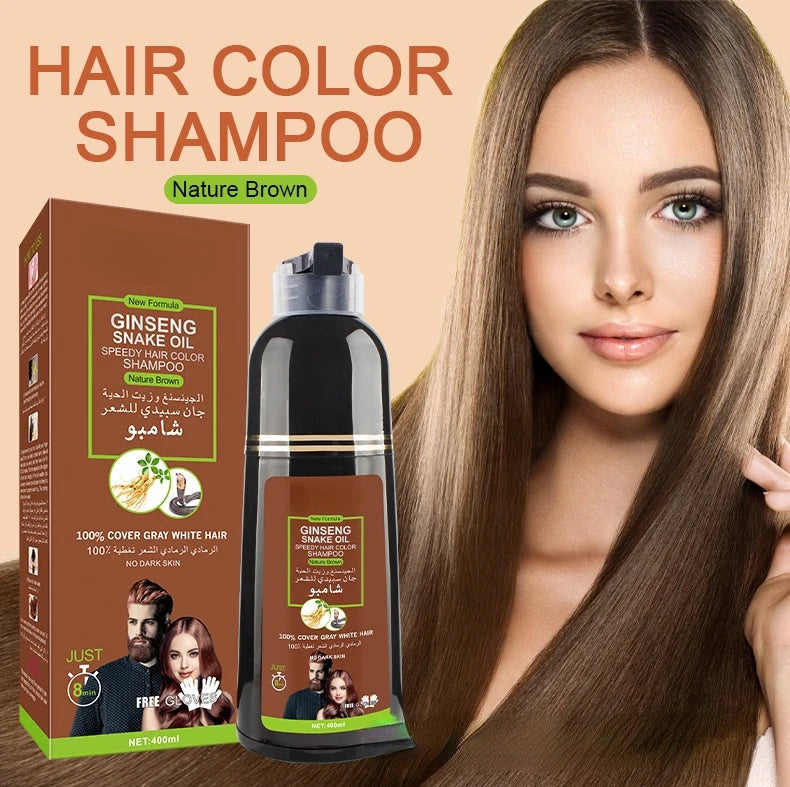 Shampoo cubre canas - ¡Cambia el color en poco tiempo!