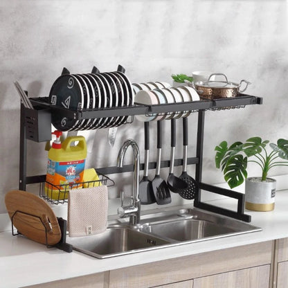 ORGANIZADOR DE PLATOS 😱😍 ¡Aumenta un 80% el espacio para secar y guardar la loza!
