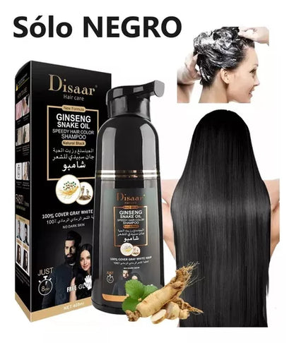 Shampoo cubre canas - ¡Cambia el color en poco tiempo!