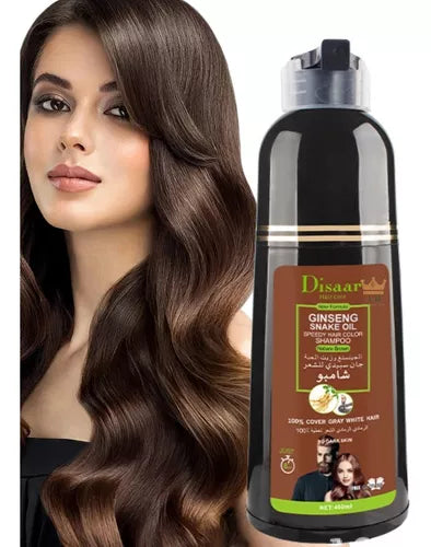 Shampoo cubre canas - ¡Cambia el color en poco tiempo!